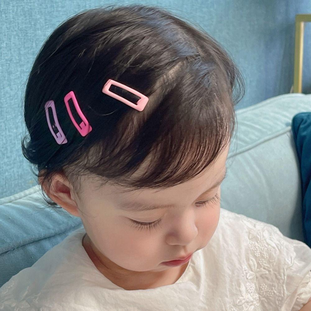 AROMA Set Kẹp Tóc Ngôi Sao Năm Cánh Bằng Kim Loại Cho Bé Gái y2k