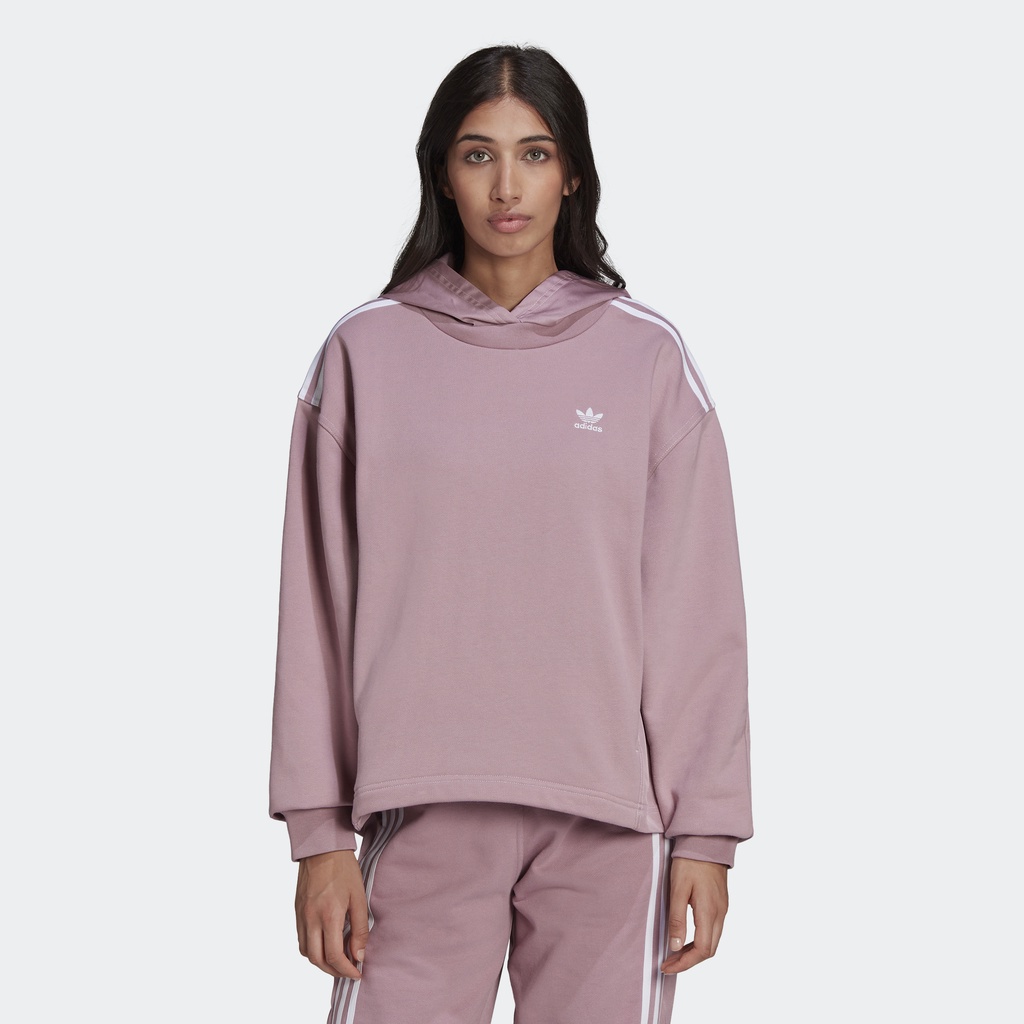 Adidas Phong cách sống Áo Hoodie Classics Adicolor Nữ Màu tím HC4550