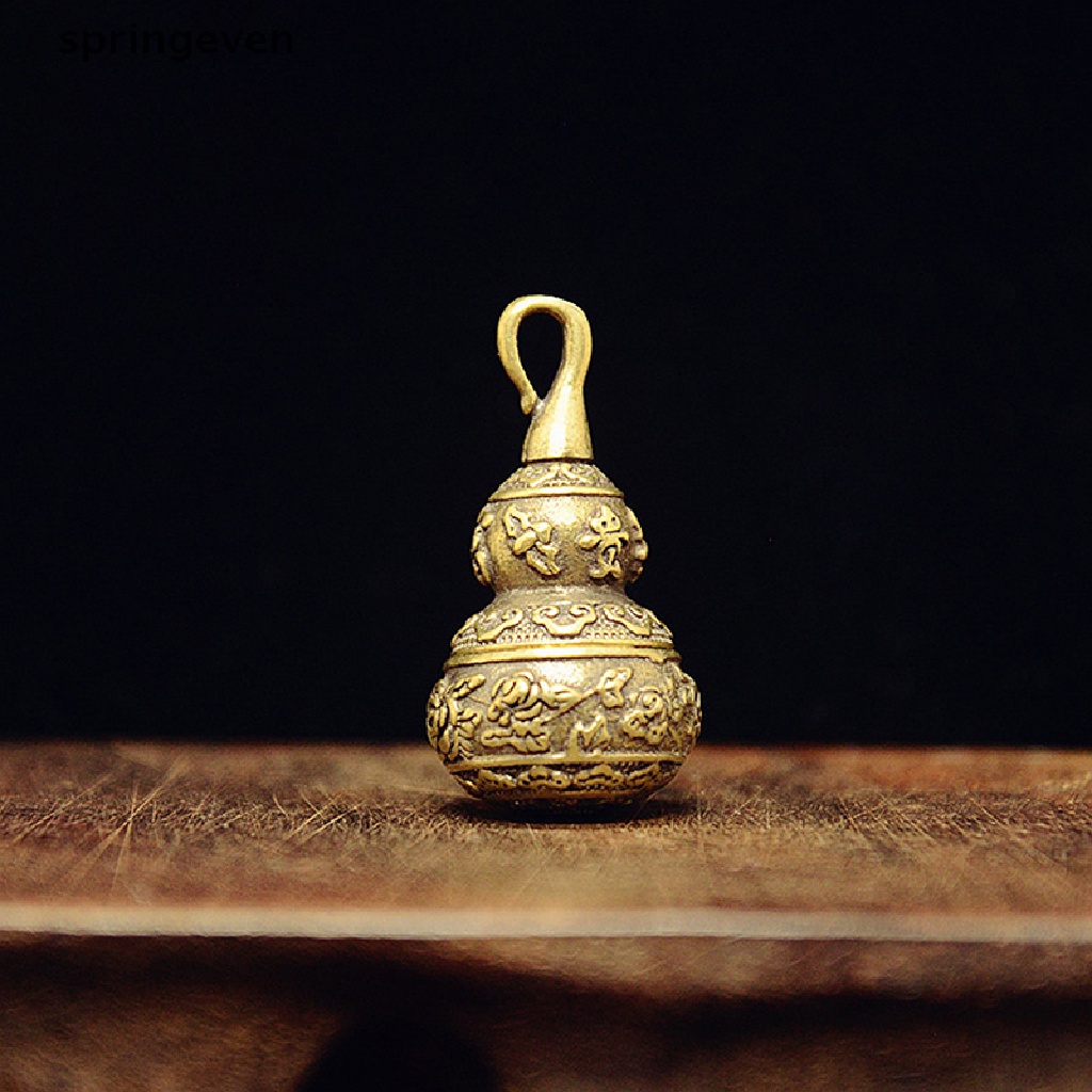 Móc Khóa Bằng Đồng Thau Thủ Công Hình Quả Bầu Rỗng Kiểu Truyền Thống Trung Hoa Sáng Tạo Để Bàn Trang Trí Nhà Cửa