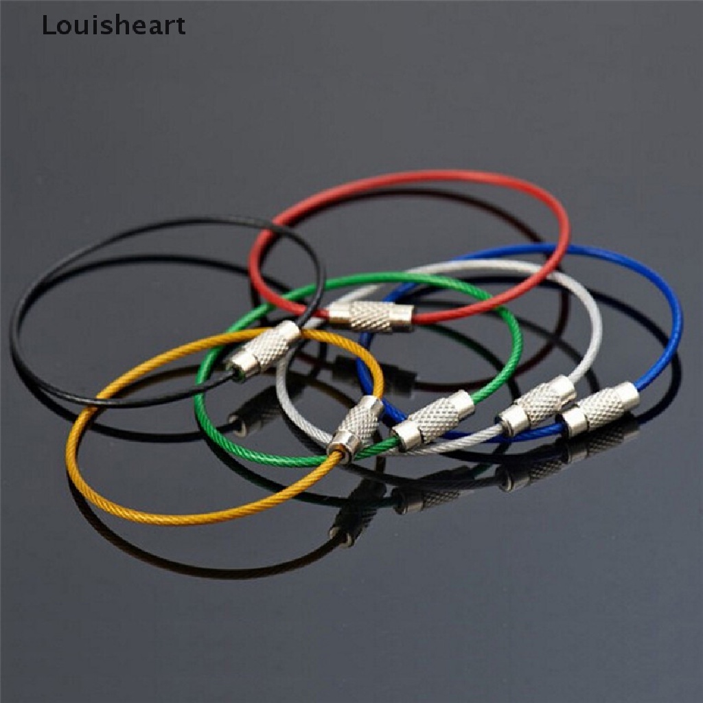 Bộ 5 Dây Móc Khóa Bằng Thép Không Gỉ Louisheart TFG