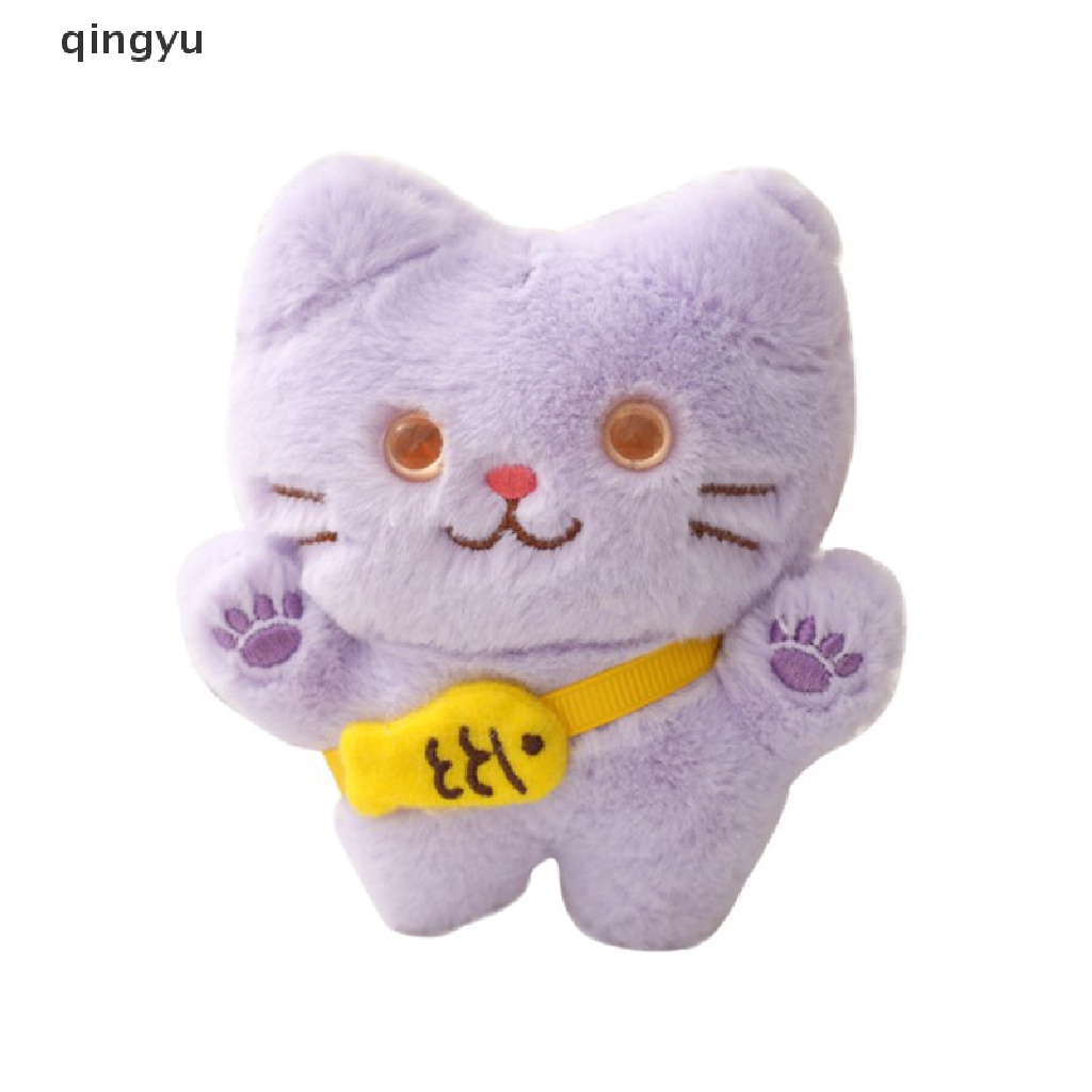 Mèo Nhồi Bông Mini Dễ Thương Chất Lượng Cao Dùng Làm Móc Khóa