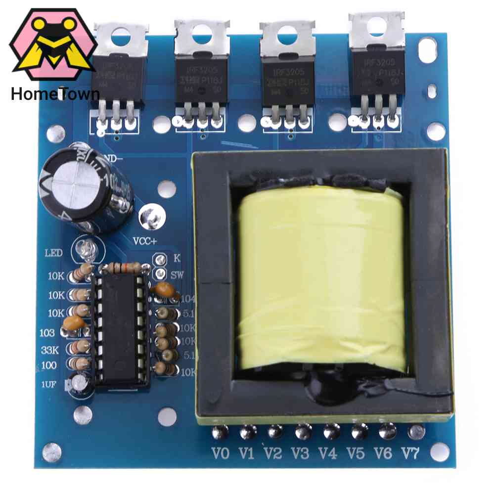 Mô Đun Tăng Áp 500W DC 12V-24V Sang AC 180V-220V-380V Chuyên Dụng