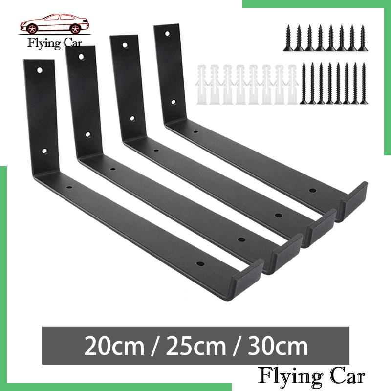 Set 4 Khung Gắn Kệ Góc Tường DIY Trong Nhà / Văn Phòng Lzdjfmy2