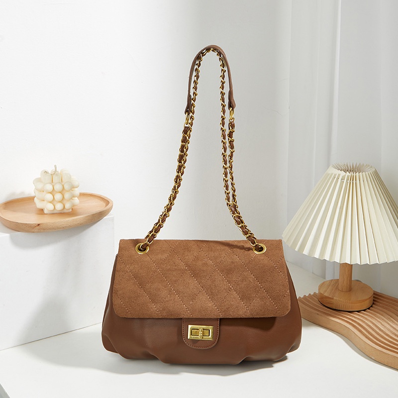 Túi Đeo Chéo Vai Bằng Da Kiểu Hình Học Thời Trang Sành Điệu Cho Nữ