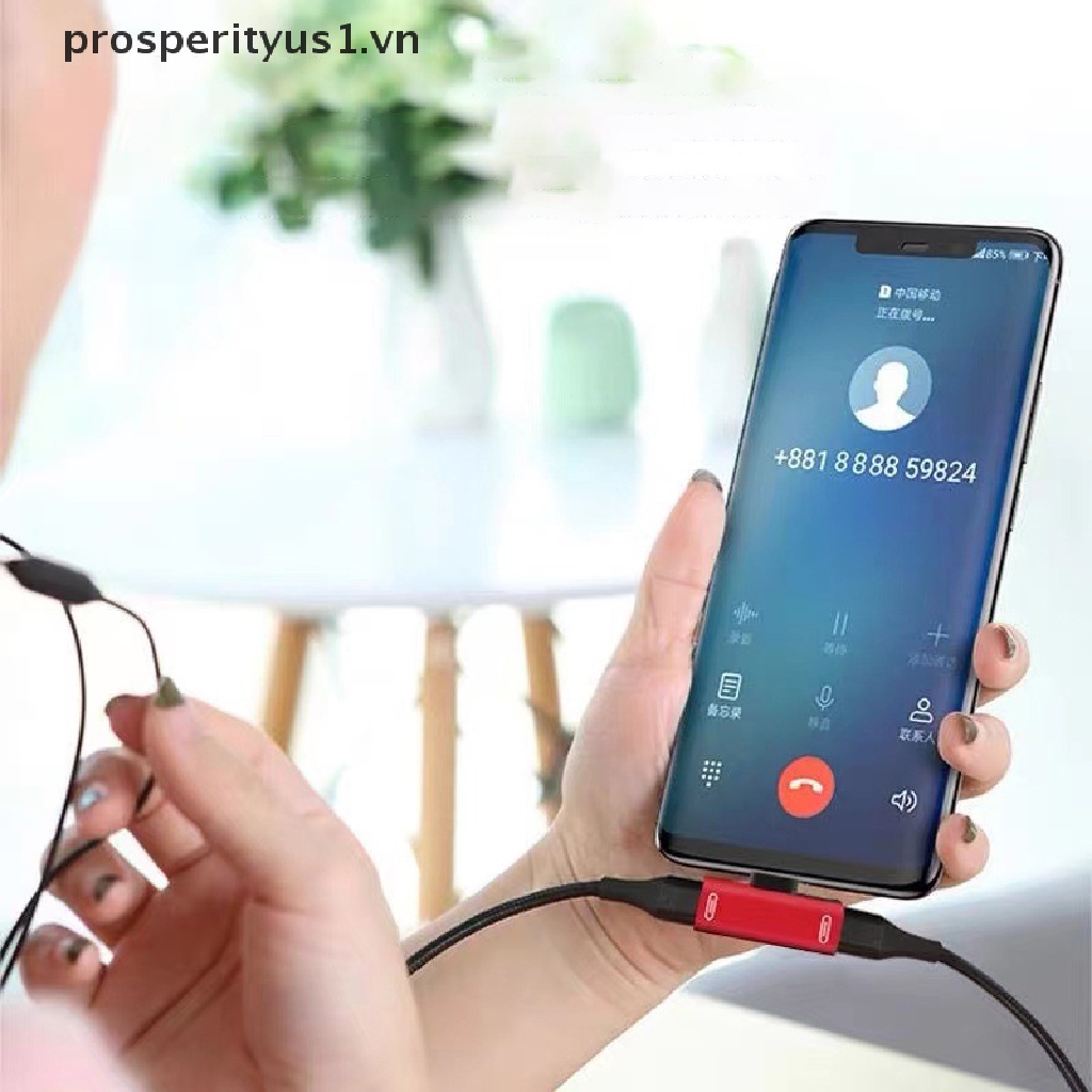 Cáp SạC ChuyểN ĐổI Âm Thanh Tai Nghe LoạI C Sang 3.5mm OTG 2 Trong 1 Chuyên NghiệP Cho Samsung Xiaomi Huawei Tablet Type C Sang 3.5mm