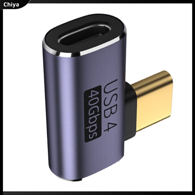 Đầu Nối Chuyển Đổi Type-C 4.0 Male Sang C Female 40gbps Pd100w Cho Thunderbolt 4 Notebook