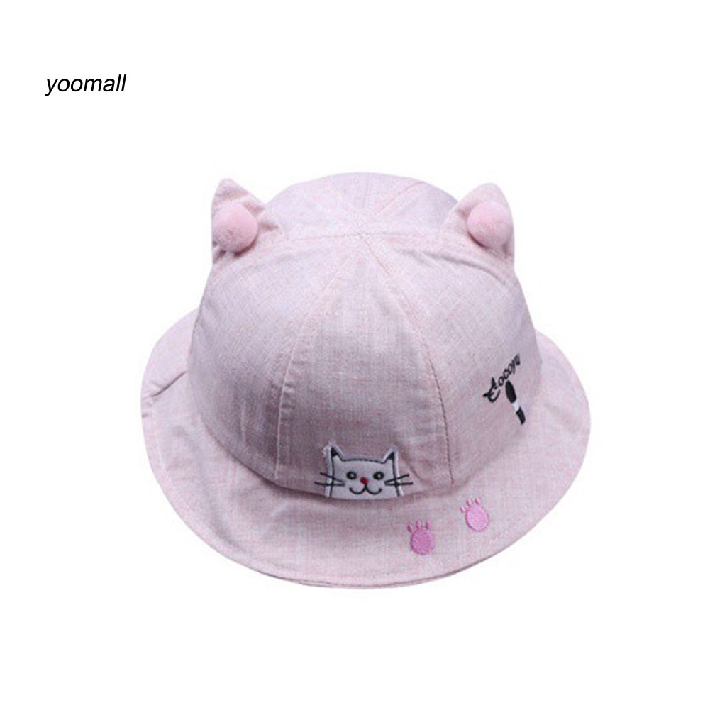 Mũ Lưỡi Trai Hình Dấu Chân Mèo Dễ Thương Cho Bé