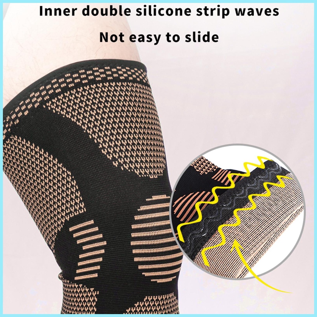 Đệm Bảo Vệ Đầu Gối Chống Trượt Nhiều Kích Cỡ Tiện Dụng Khi Chơi Thể Thao