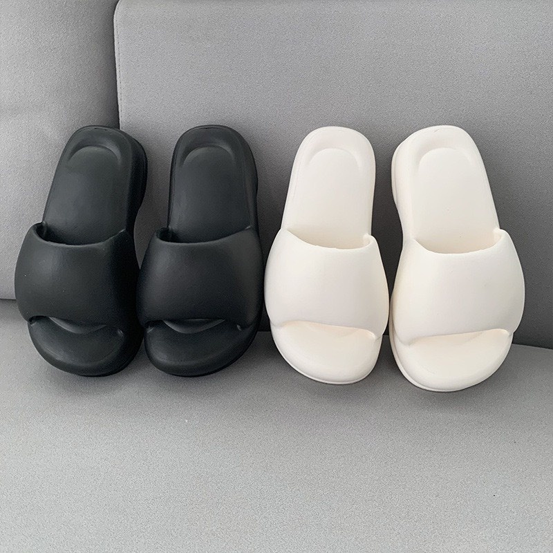 Dép bánh mỳ chao béo đế khuyết B479 nhiều màu quai ngang đúc nguyên khối TRANGBIHUE