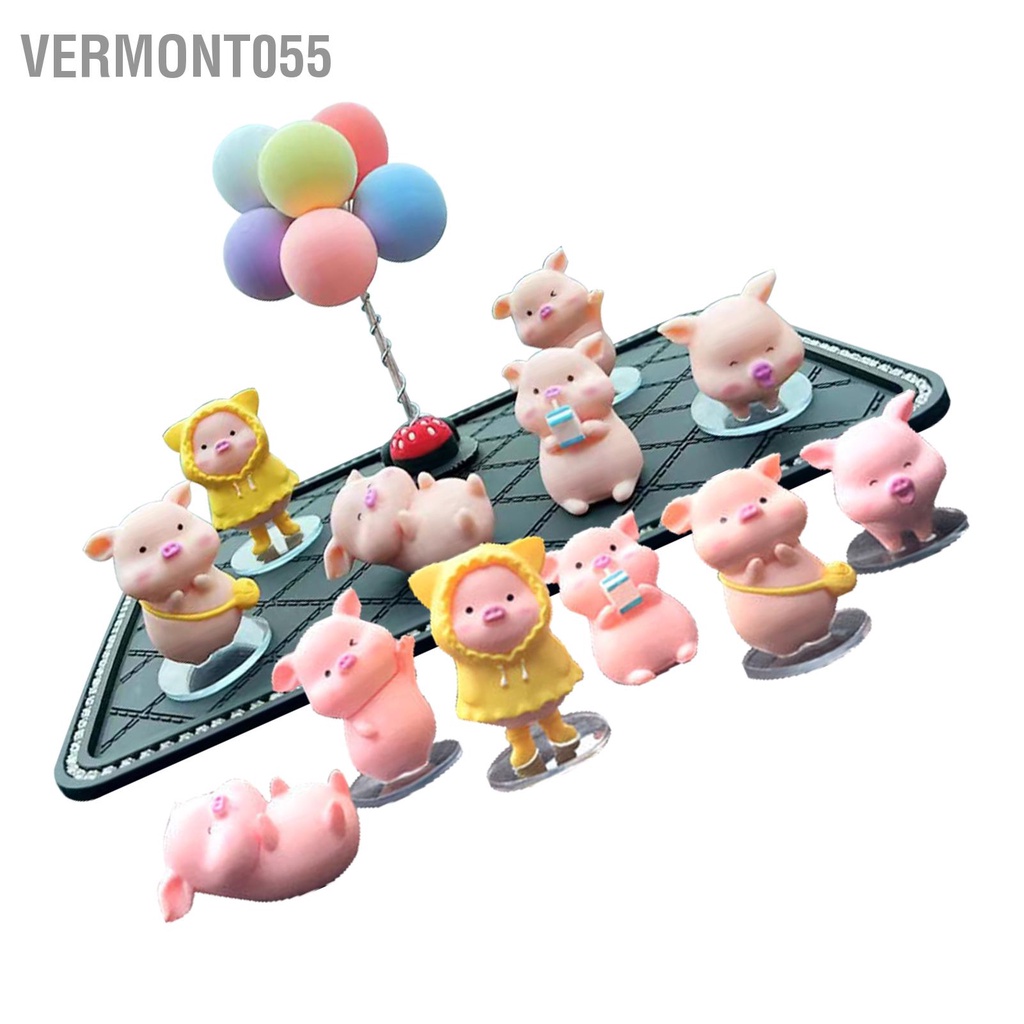 Tượng Heo Con Dễ Thương Dùng Trang Trí Xe Hơi / Văn Phòng / Nhà Hàng