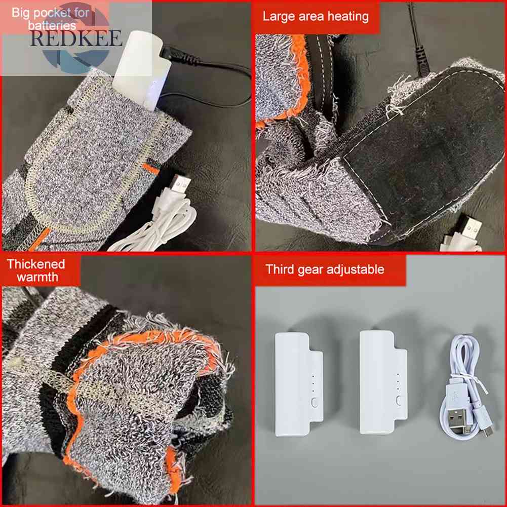 Vớ Giữ Ấm Bằng Điện Thoáng Khí Dùng Khi Đi Cắm Trại