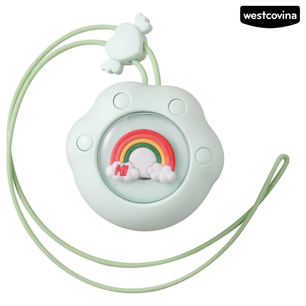 W🅢1 Bộ Quạt Làm Mát Đeo Cổ 3 Bánh Răng Cổng Sạc USB