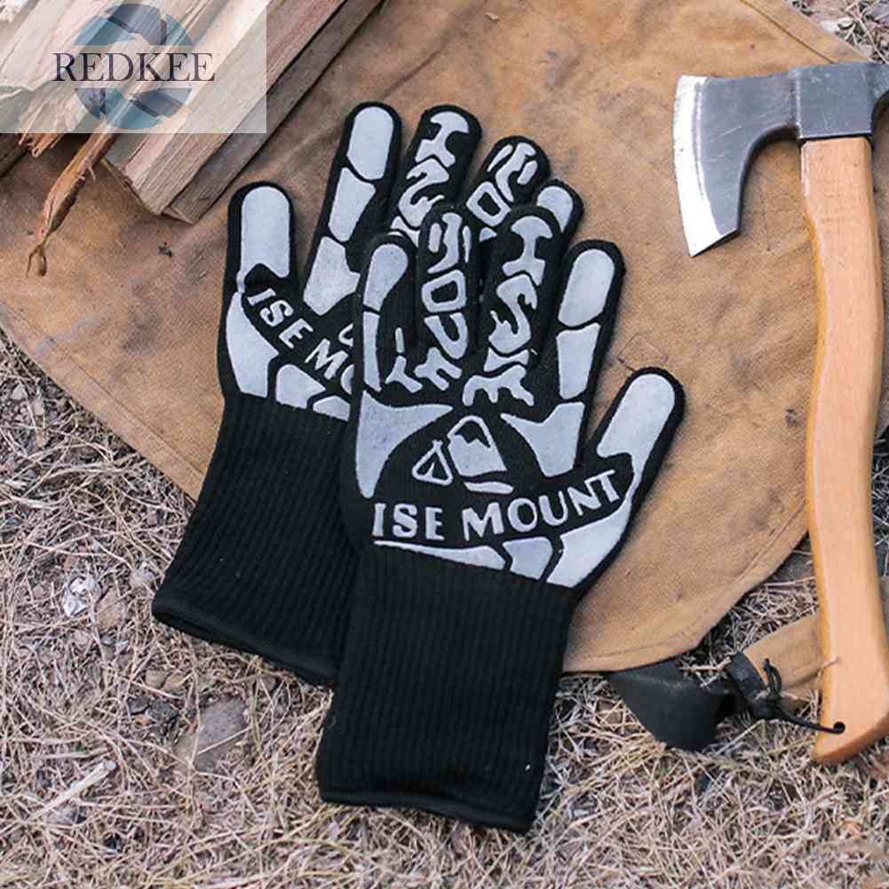 Găng Tay Bảo Vệ Chống Bỏng Mềm Mại Thoải Mái Dùng Khi Đi Cắm Trại