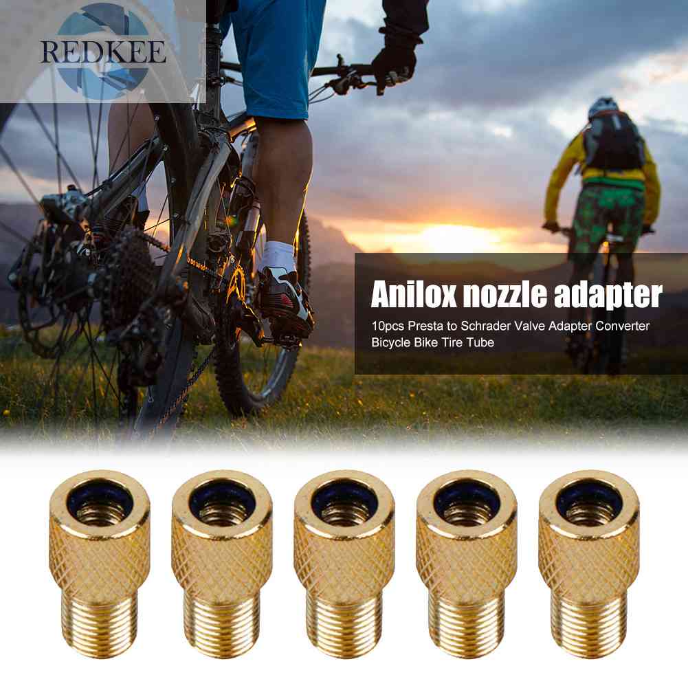 Set 10 Đầu Nối Van Bơm Hơi Xe Đạp