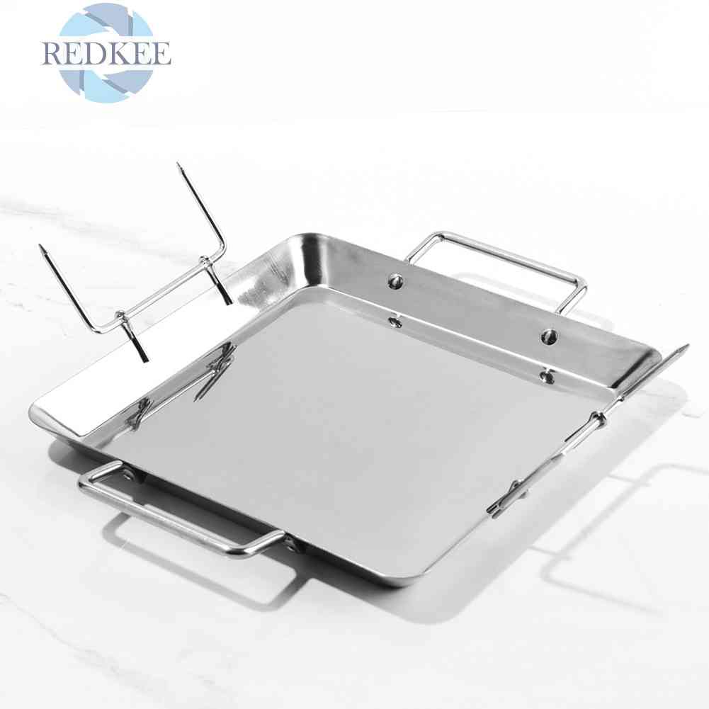Khay Nướng Gà Bằng Thép Không Gỉ Tiện Lợi