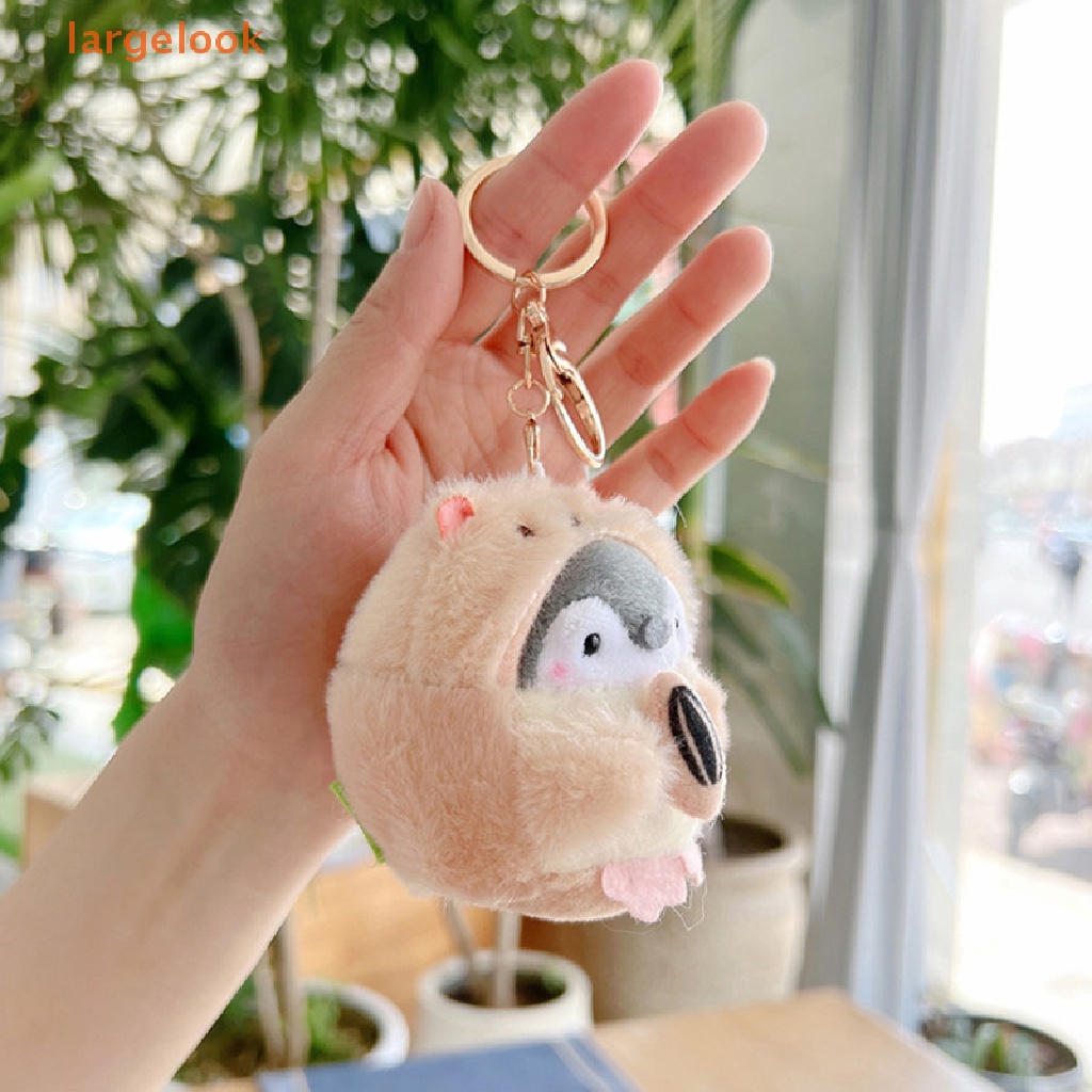 1 Móc Khóa Hình Chim Cánh Cụt Nhồi Bông Dễ Thương