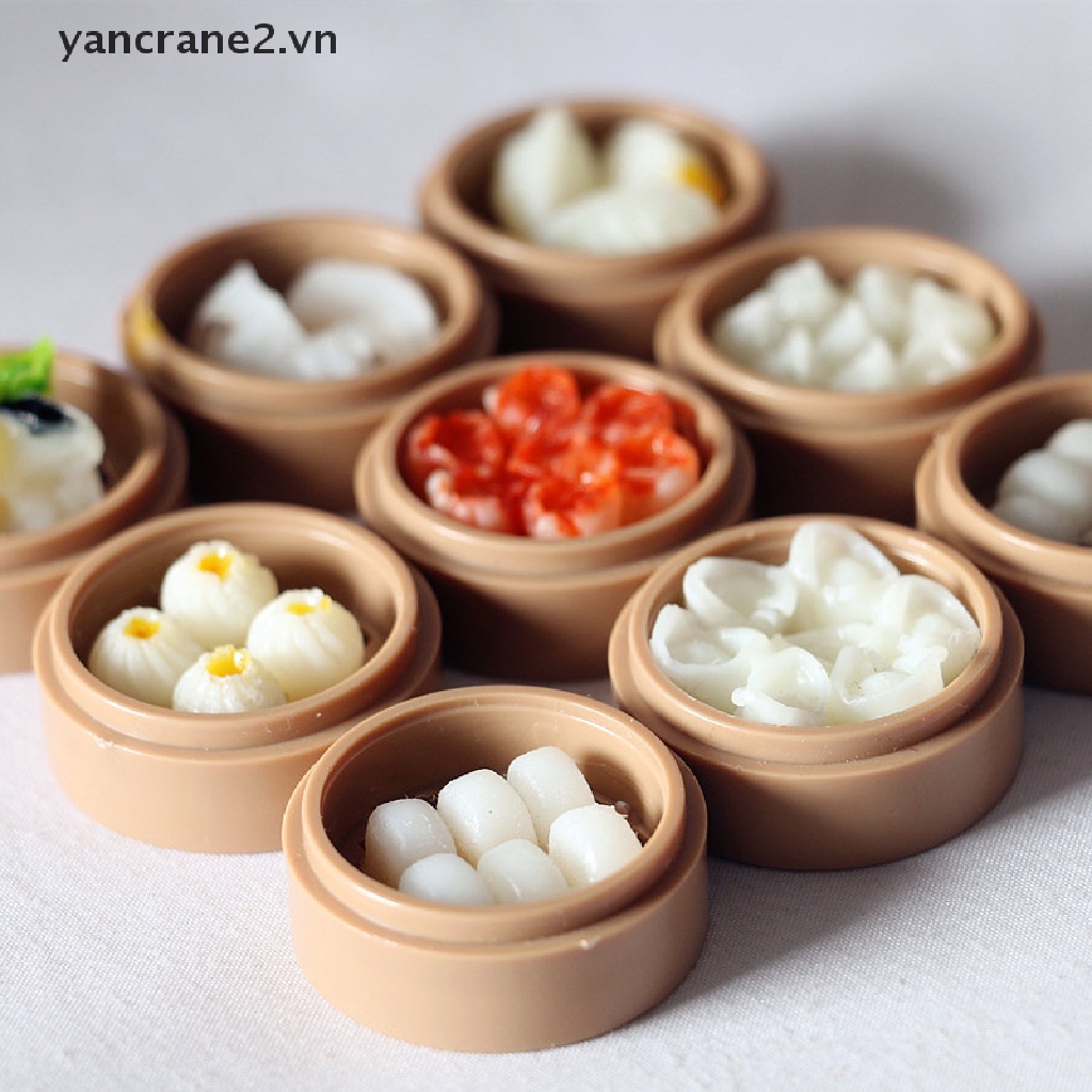 1 Giỏ Hấp Thức Ăn Dim Sum Sum Kích Thước {yancrane2.vn} Cho Nhà Búp Bê
