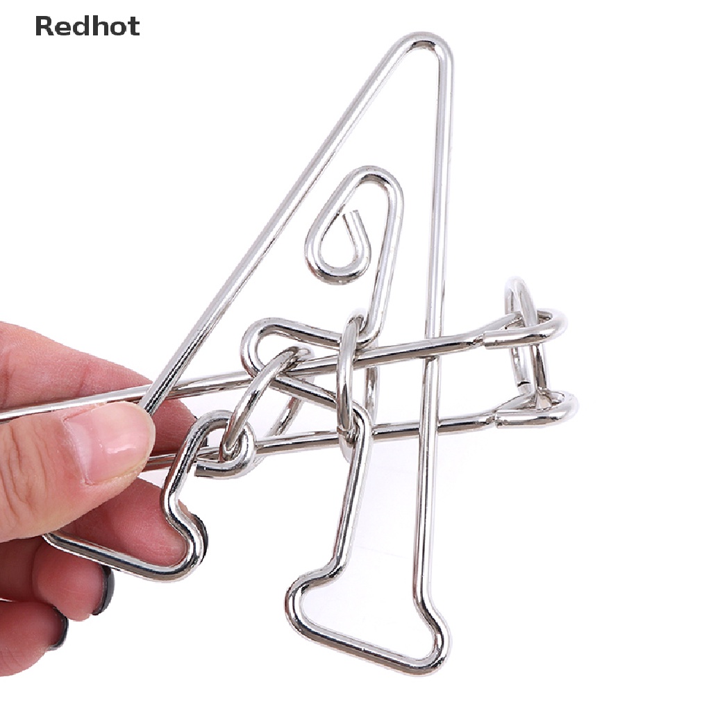&lt; Redhot &gt; Trò Chơi Xếp Hình Thử Thách Trí Não Chữ A Bằng Kim Loại Cho Người Lớn Và Trẻ Em