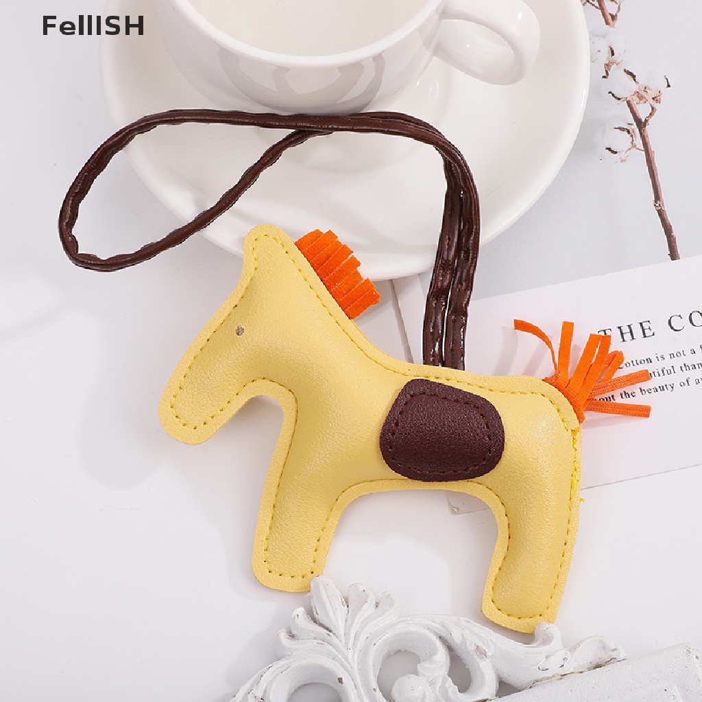 Móc Treo Chìa Khóa Bằng Da PU Hình Ngựa 439br