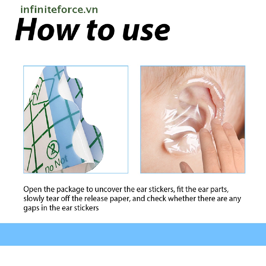 Set 30 Mũ Bơi Bảo Vệ Tai Chống Thấm Nước Khi Làm Tóc