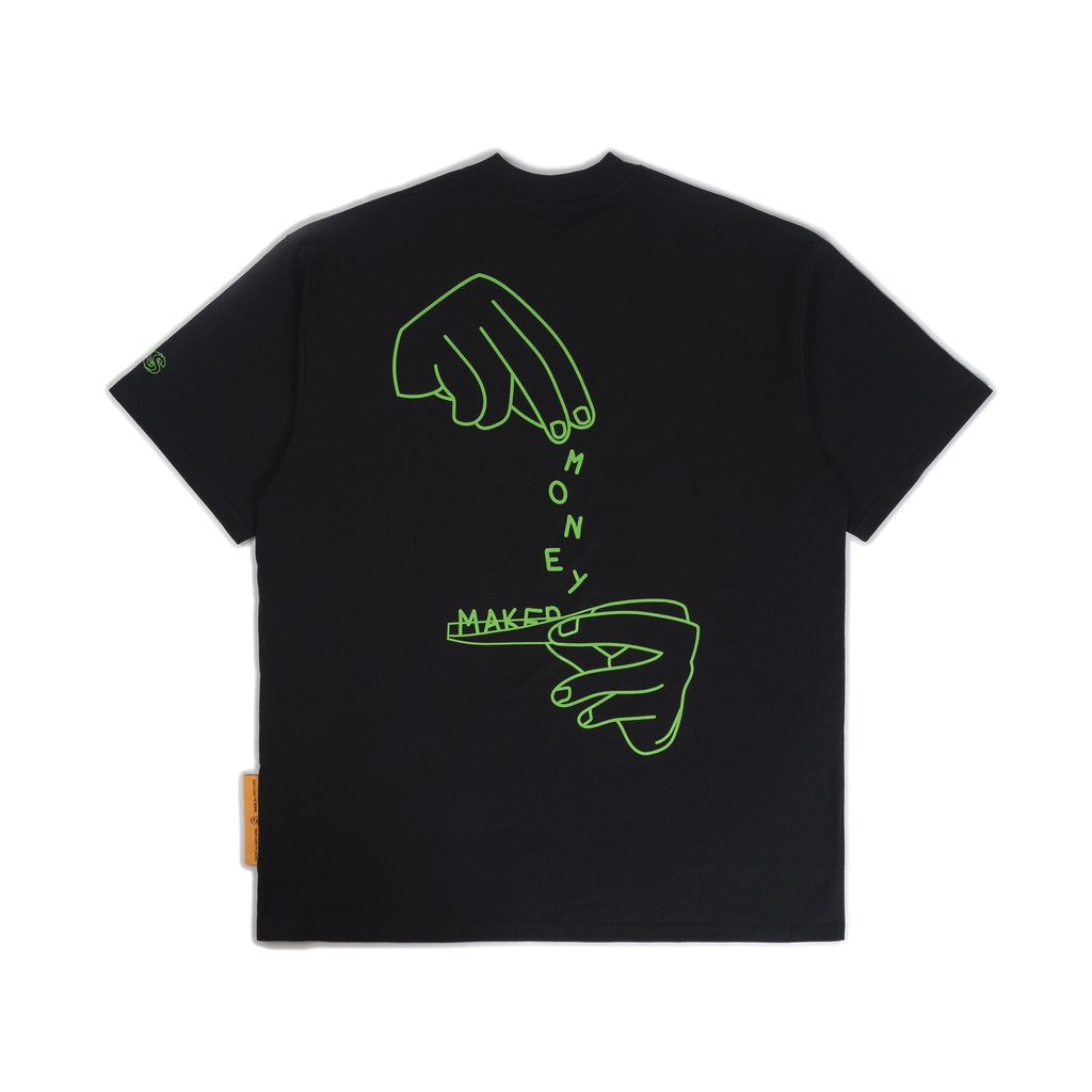 Áo thun cotton nam nữ Unisex form rộng tay lỡ, local brand chính hãng - ROLLIN TEE IN WHITE