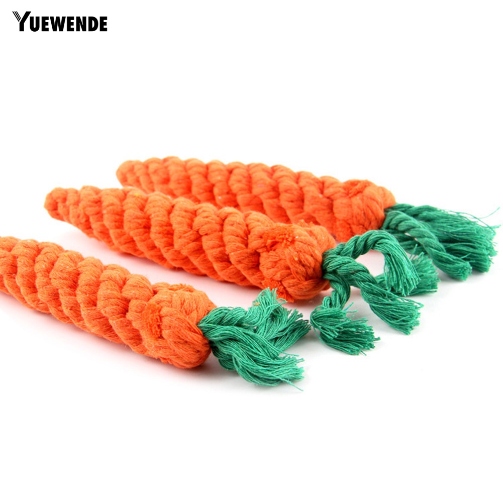 Đồ Chơi Dây Thừng Cotton Hình Củ Cà Rốt Huấn Luyện Thú Cưng
