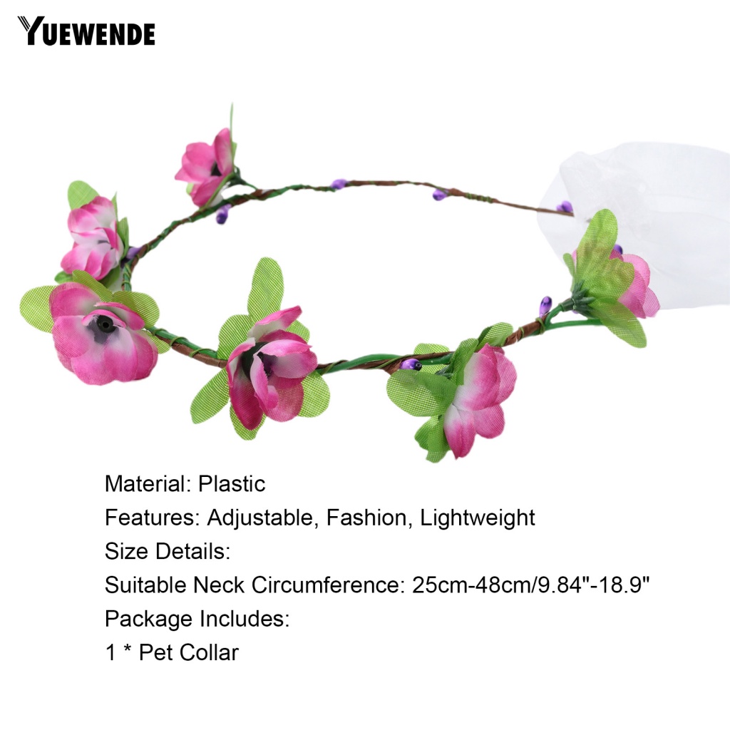 Vòng Hoa Đeo Cổ Cho Thú Cưng Chống Mài Mòn