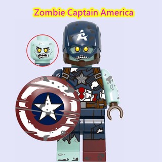Mô Hình Lắp Ráp Nhân Vật Captain America Mini
