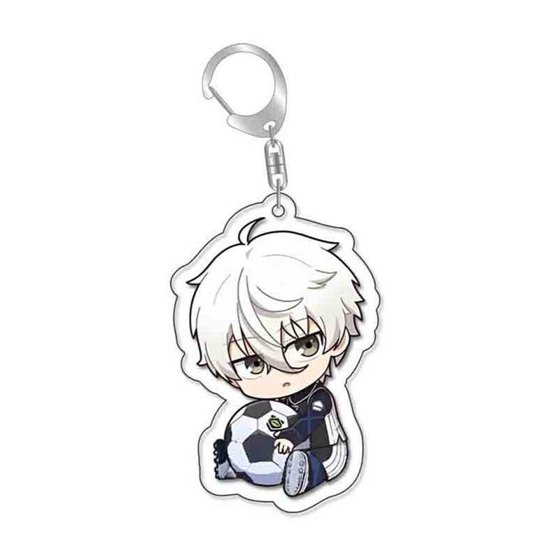 Mặt Móc Chìa Khóa Bằng acrylic Hình Anime Isagi Yoichi Chigiri Hyoma Cho Trang Trí I96O
