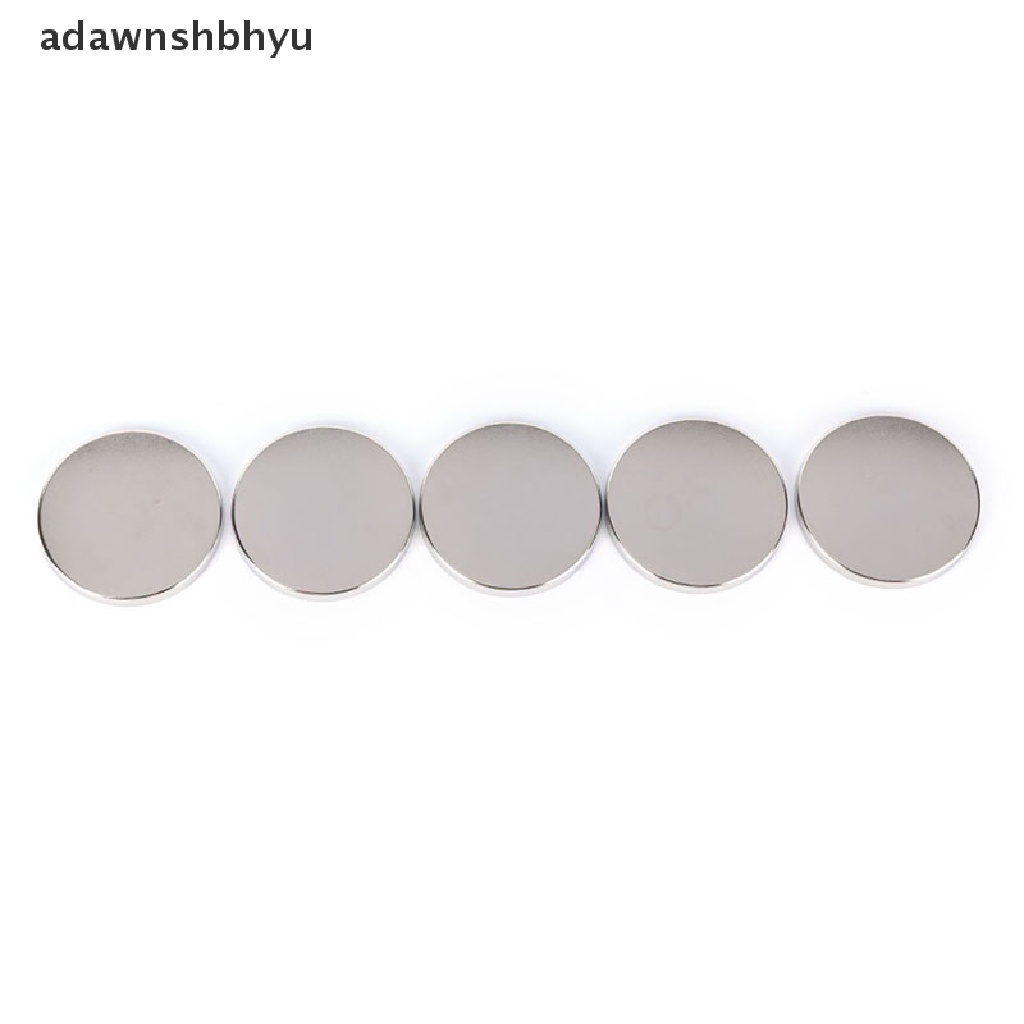 Set 5 / 15 Khay Thiếc Tròn Rỗng Từ Tính 36.5MM Đựng Phấn Mắt