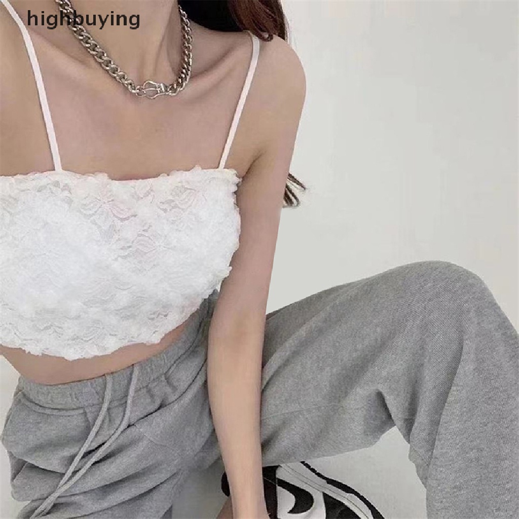 Áo Lửng Hai Dây Họa Tiết Hoa Thời Trang Quyến Rũ Cho Nữ