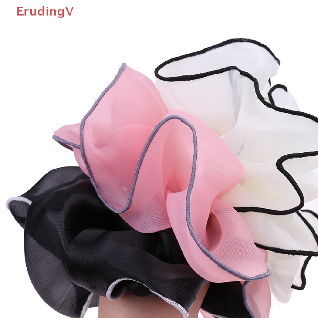 Dây Cột Tóc Organza Màu Trơn Thời Trang Mùa Hè Cho Nữ