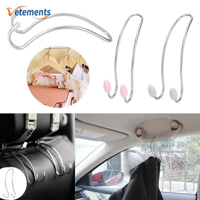 Móc Treo Đồ Gắn Ghế Ngồi Xe Hơi Bằng Thép Không Gỉ Chất Lượng Cao