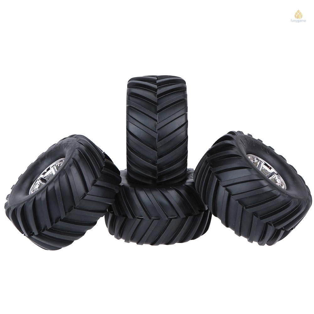 Set 4 Bánh Xe Thay Thế Chuyên Dụng Cho Xe Điều Khiển Từ Xa TRX HSP Tamiya HPI Kyosho Tỉ Lệ 1 / 10