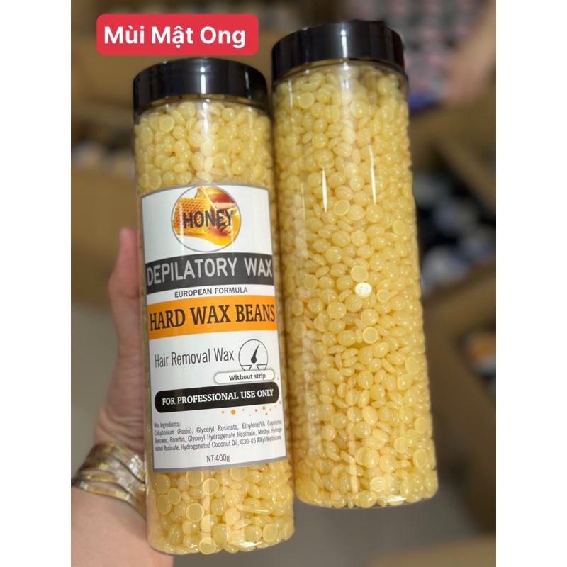 Sáp wax lông nóng dạng hạt hủ 400g Chính Hãng