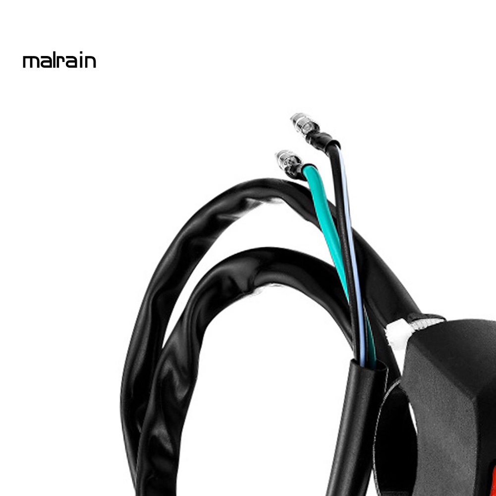 Công Tắc Đèn LED Sương Mù Gắn Tay Lái Xe Máy Hình Đôi Mắt Thiên Thần