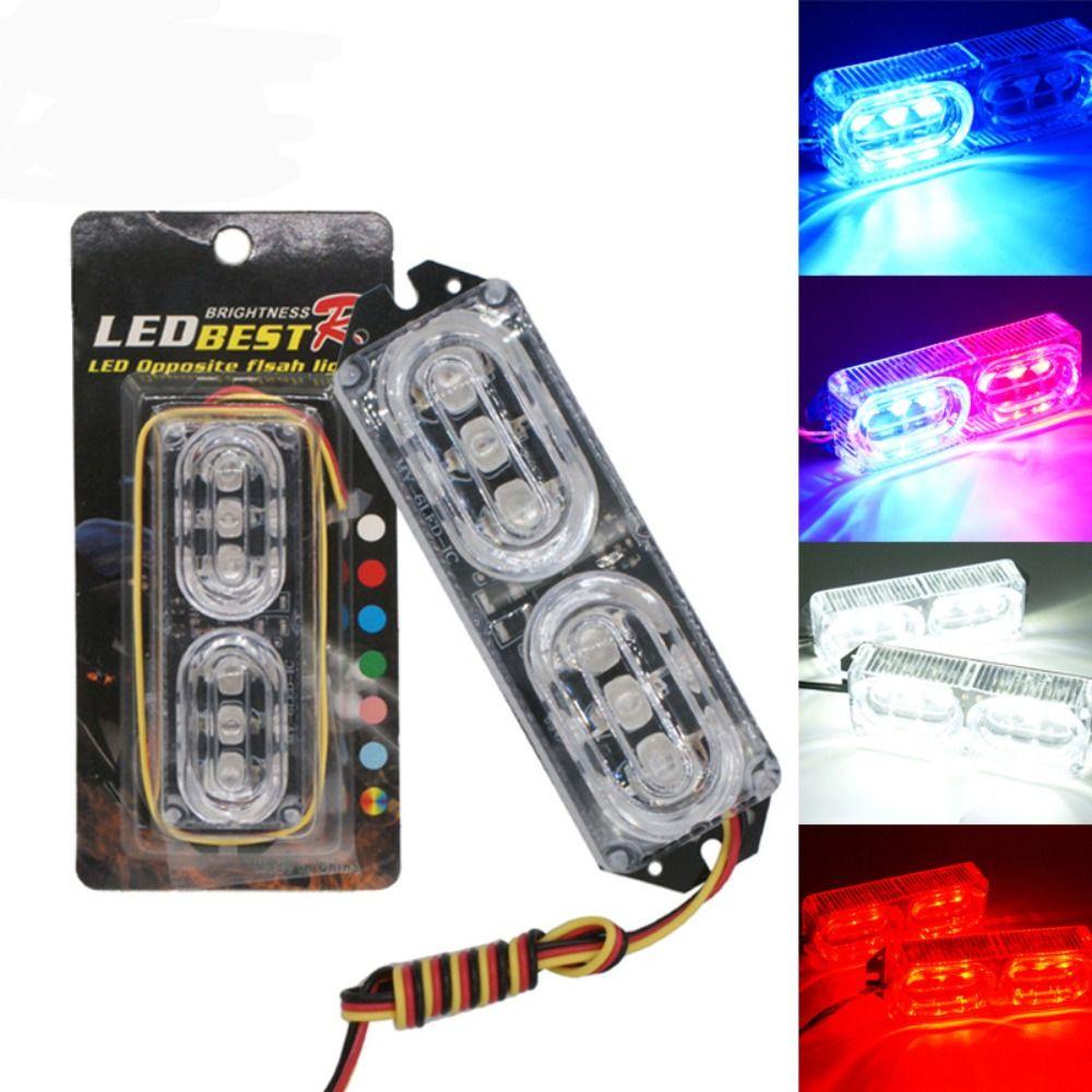 Đèn Led Xi Nhan 6 Bóng 12v Nhiều Màu Sắc Gắn Đuôi Xe Hơi