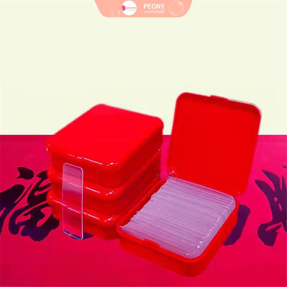 Set 60 Miếng Dán Hai Mặt Trong Suốt Chống Trượt Có Thể Giặt Sạch Dùng Trang Trí Nhà Cửa / Xe Hơi