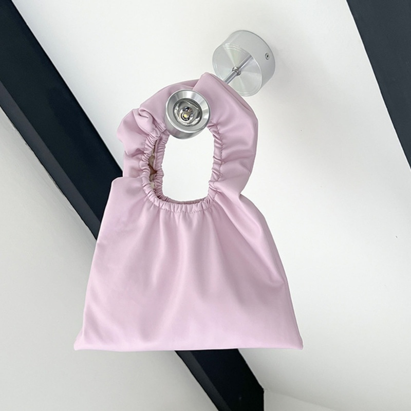 Túi Xách Da Xếp Ly Hình Đám Mây Phong Cách Boho Tối Giản Cho Nữ