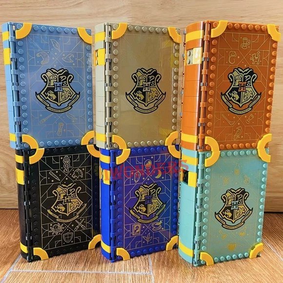 Đồ Chơi Lắp Ráp Quyển Sách Gryffindor Slytherin Ravenclaw Hufflepuff House 2023