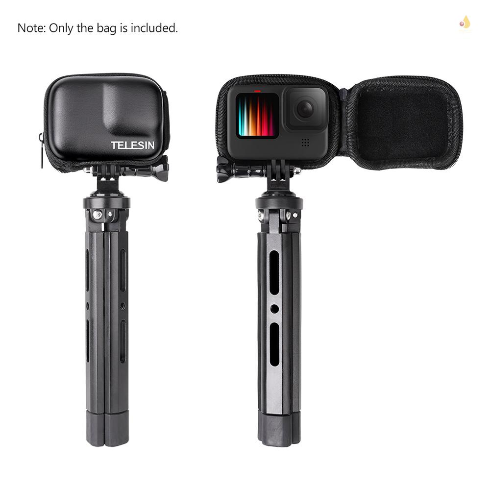 TELESIN Túi Đựng Máy Ảnh Bán Cầu IP54 Chống Thấm Nước Màu Đen Có Khóa Kéo Thay Thế Tiện Dụng Cho 9 10