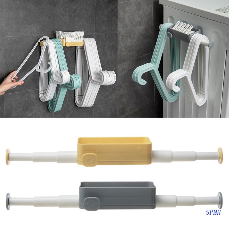 Thanh treo móc quần áo Gắn Tường Có Thể Thu Gọn Tiện Dụng