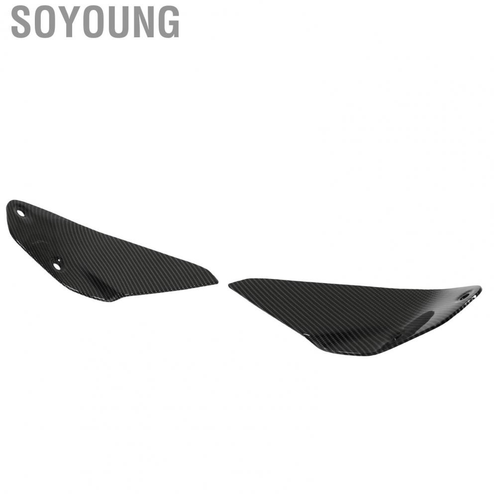 Soyoung Motorcycle Side Windshield  2pcs Windscreen Panel Deflector for Modification