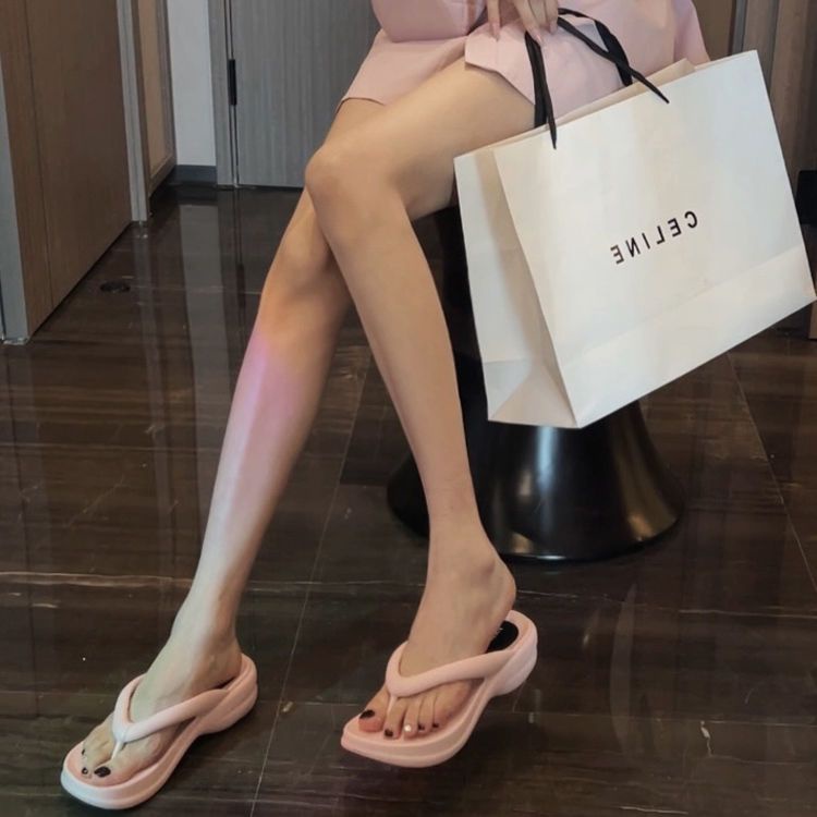 [F &amp; X] Dép Xỏ Ngón Đế Dày Phong Cách Hàn Quốc Thời Trang Đi Biển Mùa Hè Mới Cho Nữ San