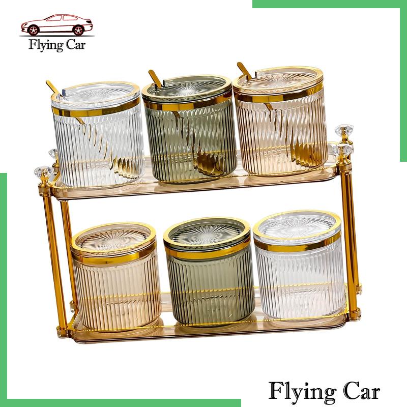 Hộp Đựng Gia Vị Nhà Bếp Đếm Thực Phẩm Chống Bụi Đa Năng Lzdjfmy2