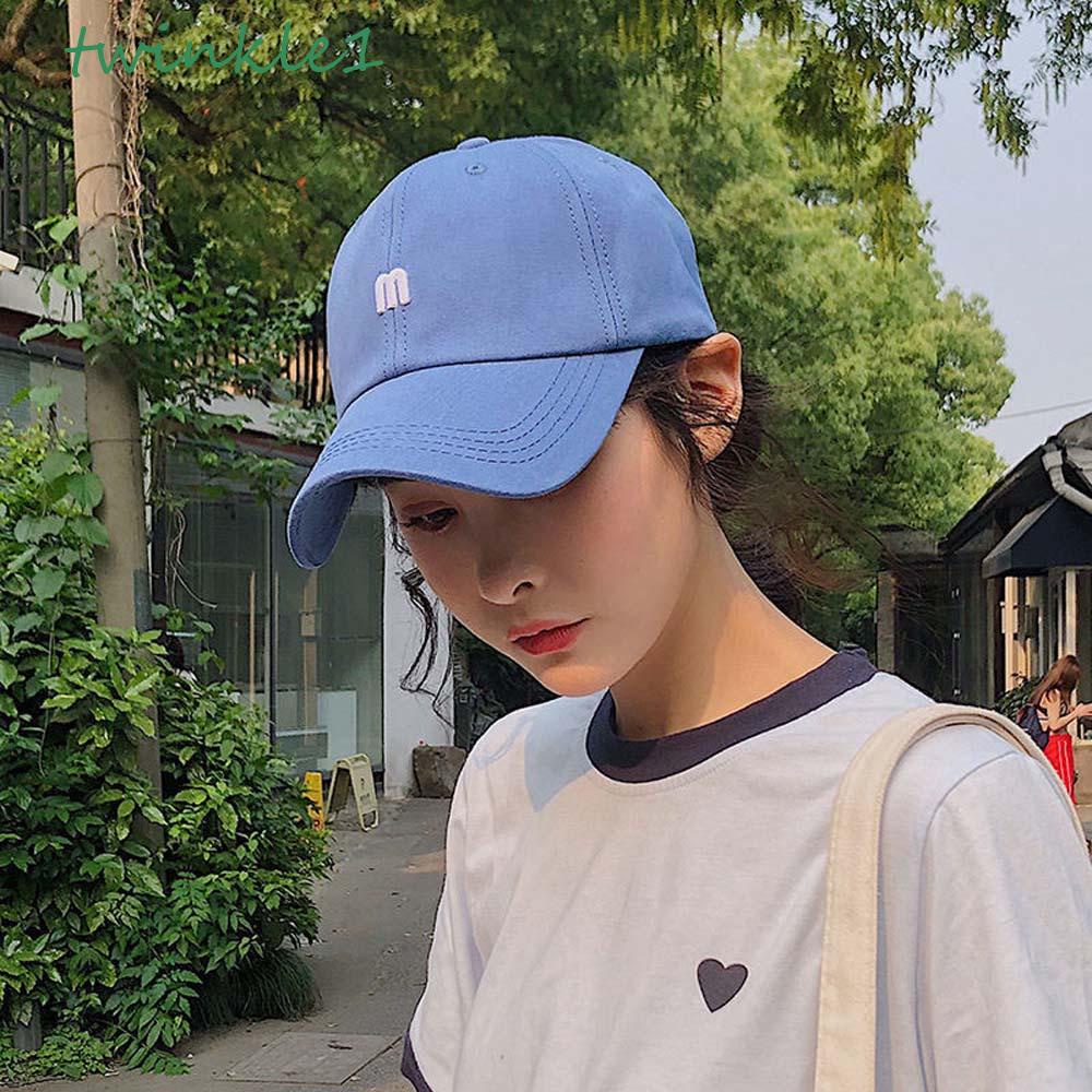 Mũ Lưỡi Trai Bóng Chày In Chữ M Kiểu Hip-Hop Đơn Giản Thời Trang Mùa Hè Cho Bạn Gái