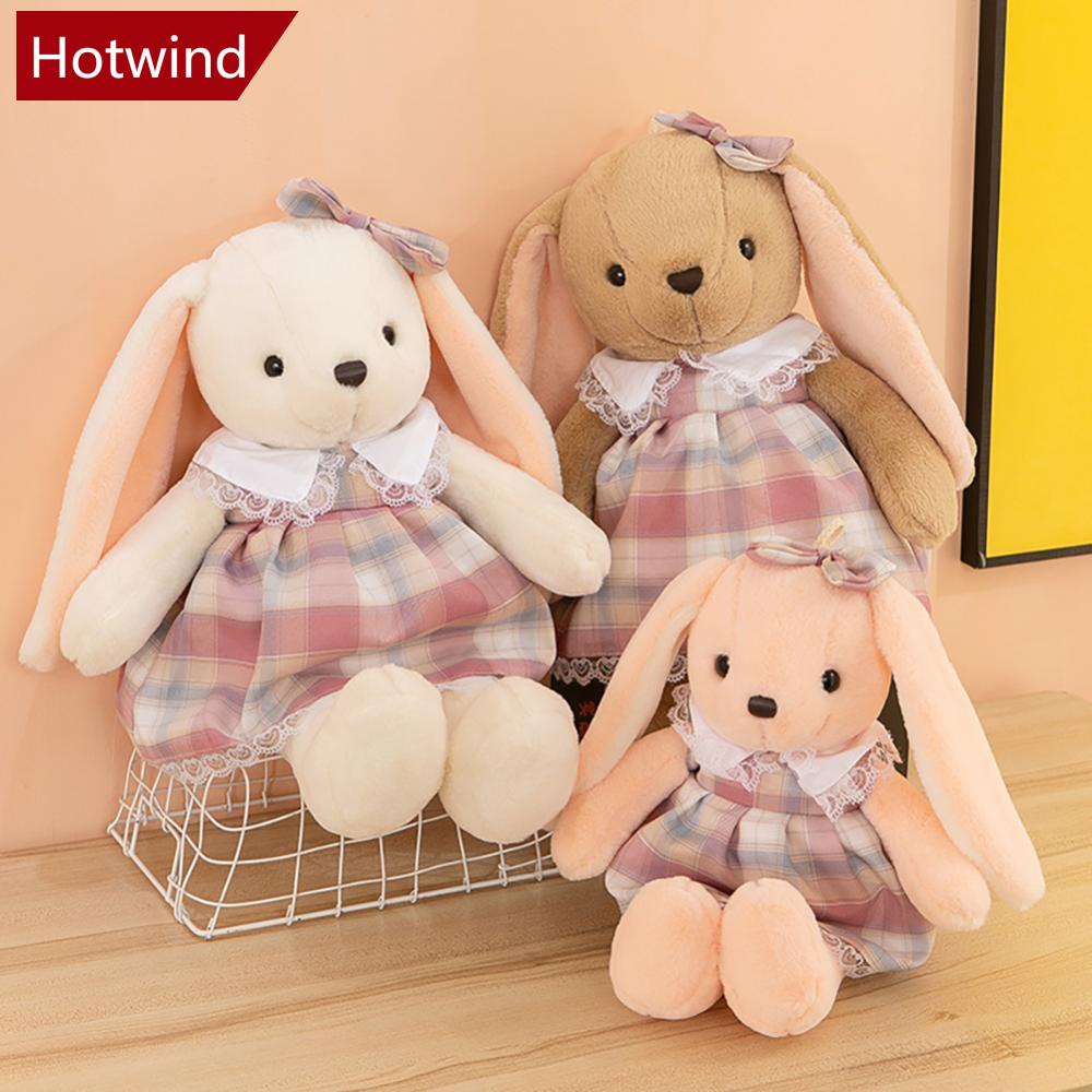 Đồ chơi nhồi bông Hình Thỏ Tai Dài 35cm Mềm Mại Dễ Thương D2G5