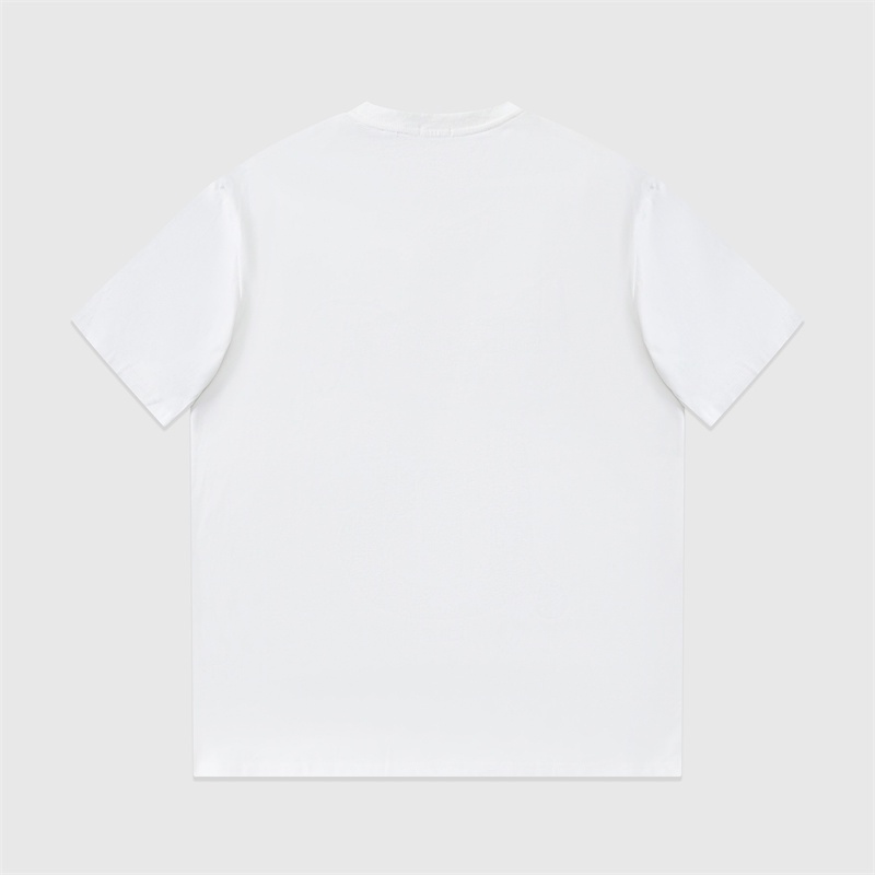 B-b-r &amp; - Áo Thun cotton Tay Ngắn Dáng Rộng Hai Sợi Nhỏ Cao Cấp Phong Cách Châu Âu Cho Nam Và Nữ Jrtldkijrtgm