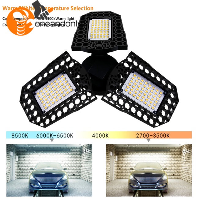 Đèn Led 40w / 60w / 80w Tiết Kiệm Năng Lượng Có Thể Điều Chỉnh Góc Độ Tiện Dụng