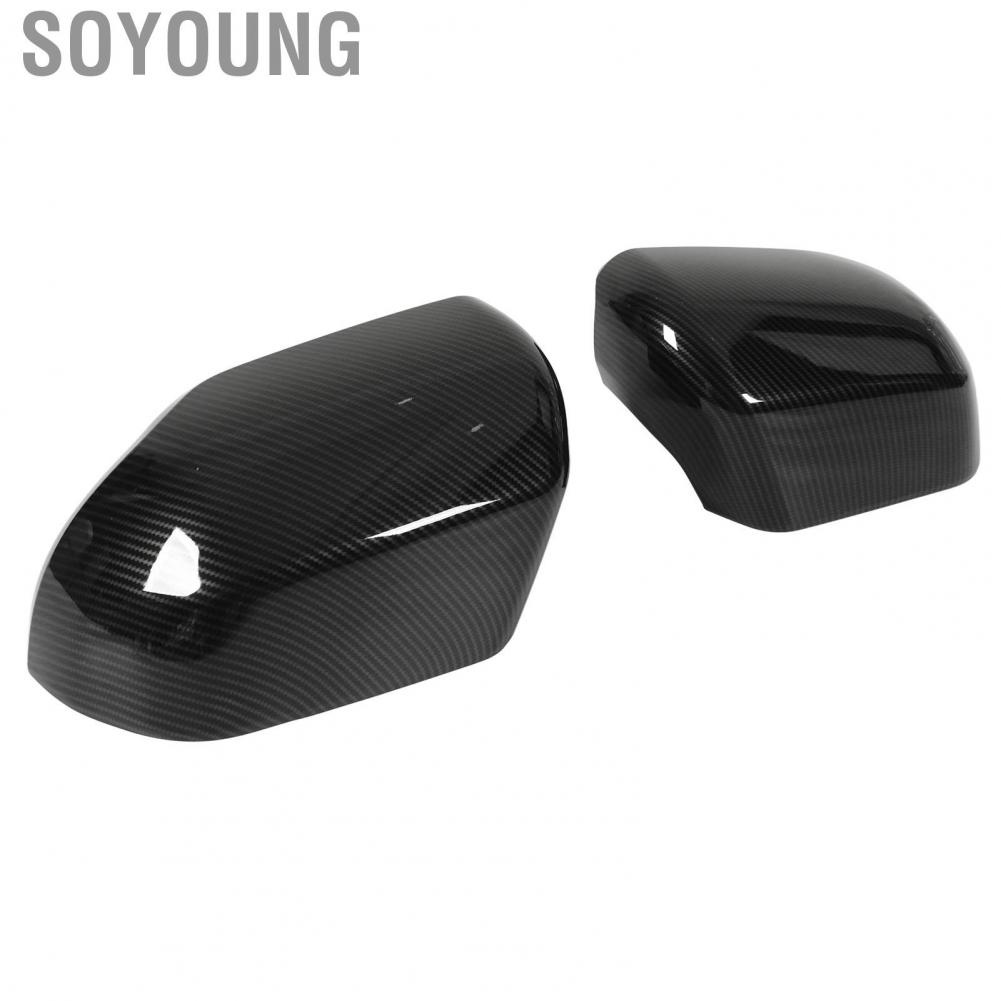 Soyoung Door Mirror Covers Carbon Fiber Style Stylish Decoration Side Caps for XK70 2022 Up